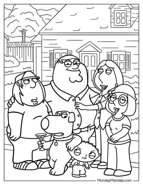 family guy coloring pages|30 Family Guy Coloring Pages